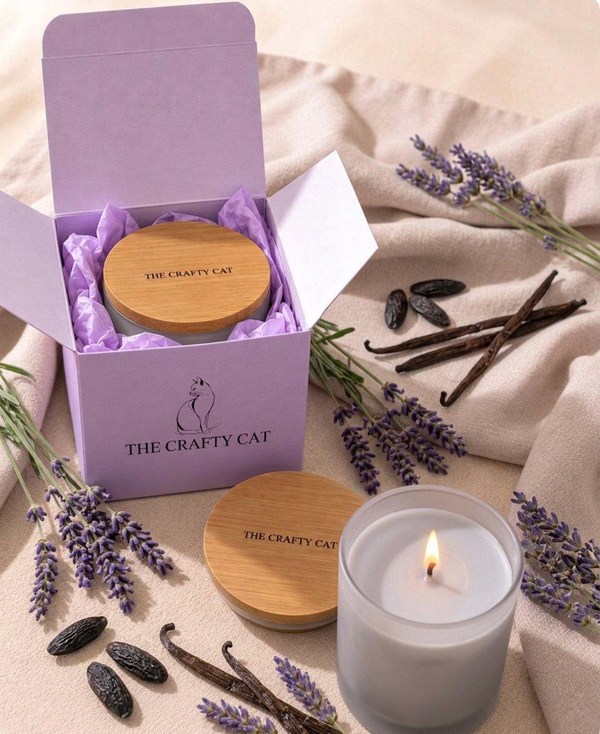 Warm Embrace 7oz Candle - The Crafty Cat