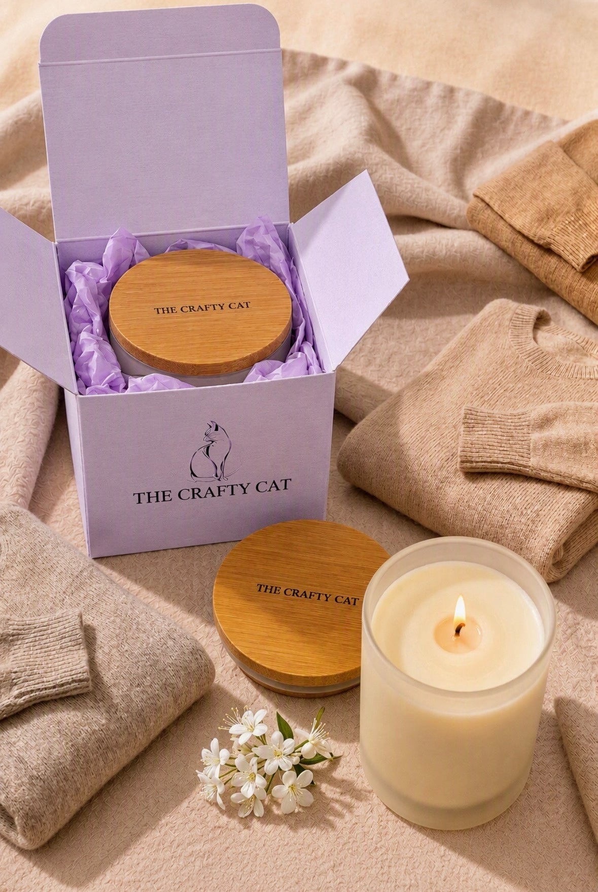Velvet Sanctuary 7oz Candle - The Crafty Cat