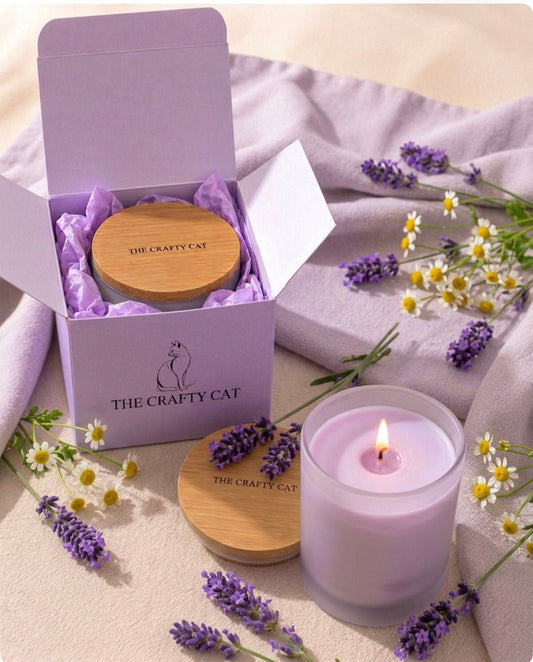 Lavender Dreams 7oz Candle - The Crafty Cat
