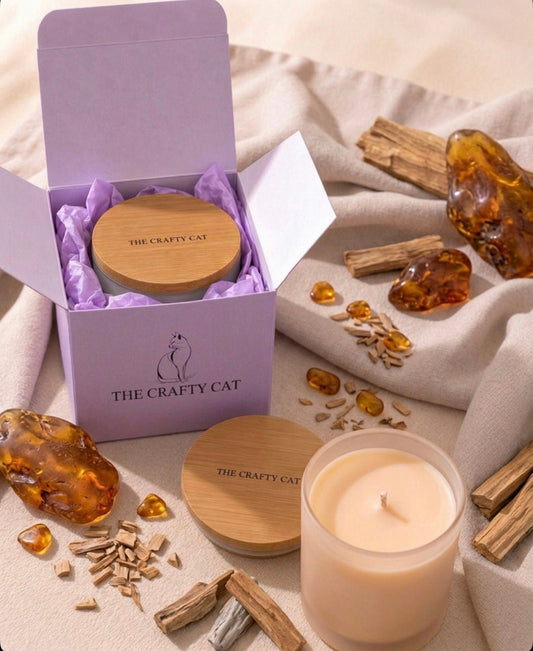 Golden Embers 7oz Candle - The Crafty Cat