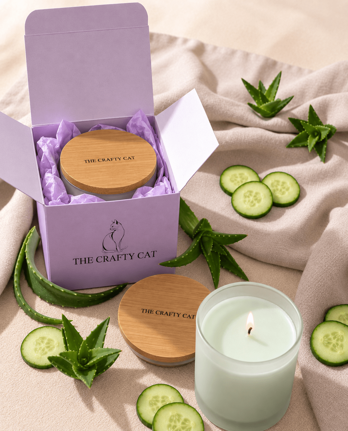 Spa Tranquility 7oz Candle - The Crafty Cat